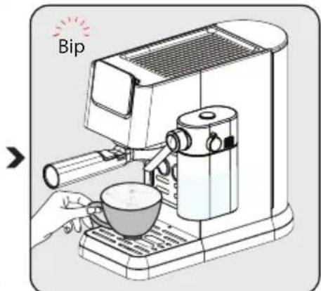 BEKO CaffeExperto CEP 5303 B - Cappuccino ve Latte hazırlanması - 7