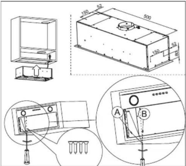 BEKO HNU61422B - Irenginio montavimas - 2
