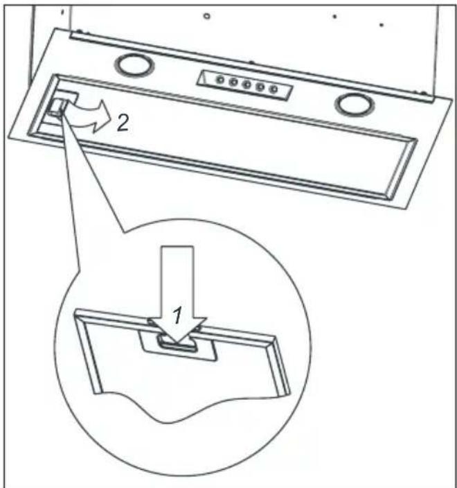 BEKO HNU61422B - Czyszczenie aluminiowego filtra przeciwtłuszczowego - 1
