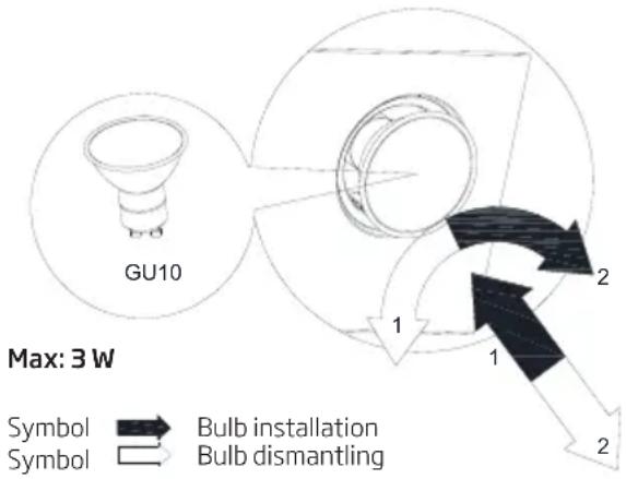 BEKO HNU61422B - Remplacement de la lampe - 3