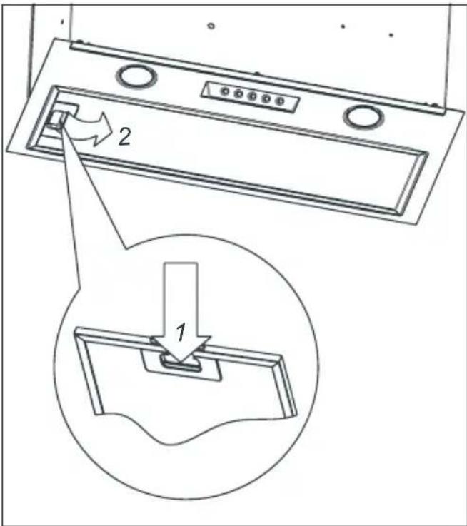 BEKO HNU61422B - Alumīnija tauku filtra tīrīšana - 1