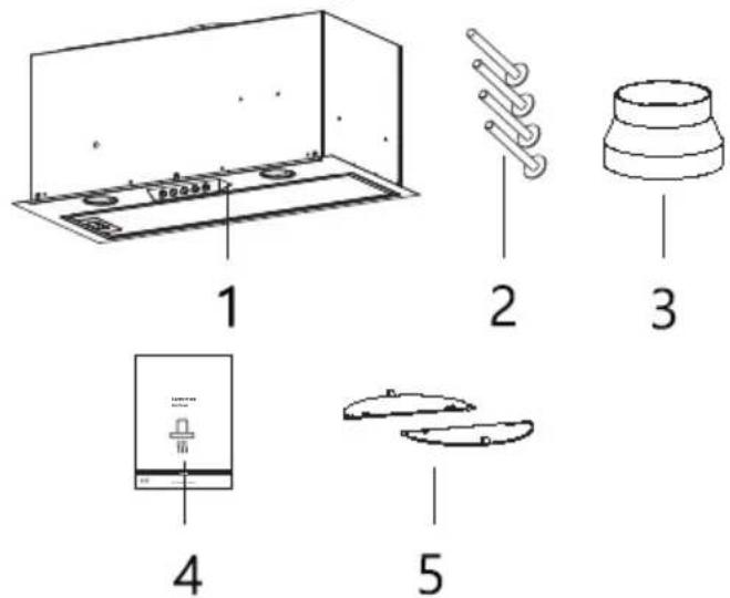 BEKO HNU61422B - Montavimo priedai - 1
