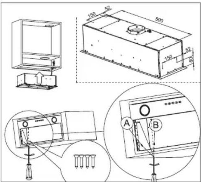 BEKO HNU61422B - Instalace spotřebiče - 2