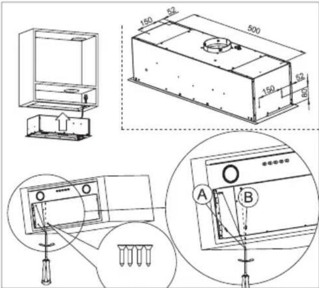 BEKO HNU61422B - Inštalácia zariadenia - 2