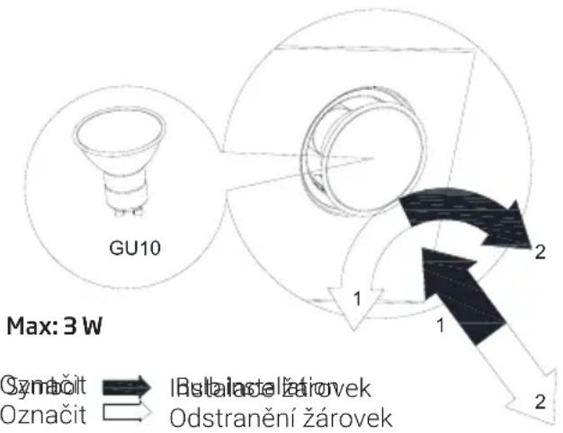 BEKO HNU61422B - Výměna žárovky - 1