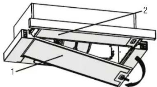BEKO HNT61311X - Curăarea filtrului de grăsime din aluminiu - 1