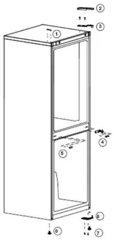 BEKO KG100 - Reversing the doors - 1