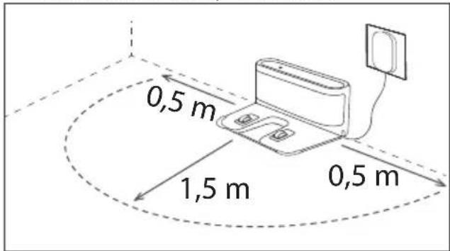 MEDION X10 SW - Sett ing up the charging station - 2