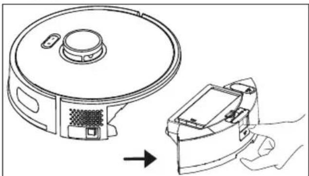 MEDION X10 SW - Preparing the water tank - 1