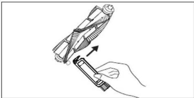 MEDION X10 SW - Limpieza de la abertura de aspiración y del cepillo - 2