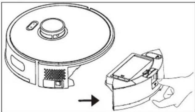 MEDION X10 SW - Préparation du réservoir d'eau - 1