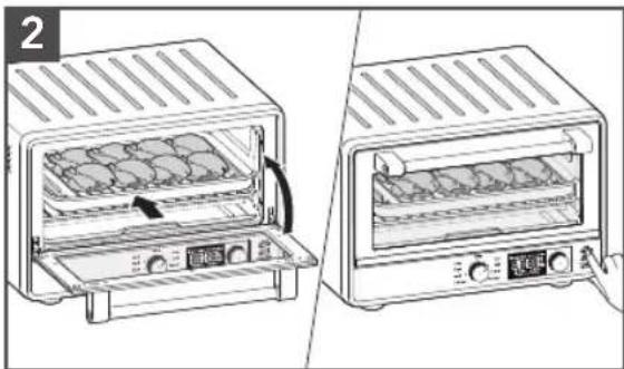 KITCHENAID KCO124 - USING THE BROIL FUNCTION - 2