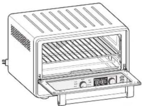 KITCHENAID KCO124 - POSITION DE LA GRILLE POUR AIR FRY (FRITURE À AIR) - 2