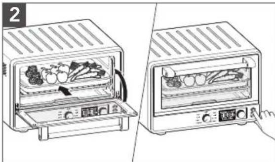 KITCHENAID KCO124 - USING THE DEHYDRATE FUNCTION - 2