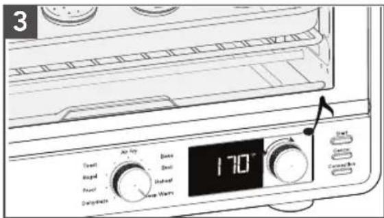 KITCHENAID KCO124 - USING THE KEEP WARM FUNCTION - 2