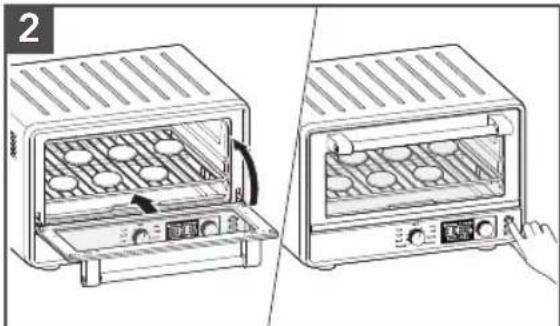 KITCHENAID KCO124 - UTILISER LA FONCTION BAKE (CUISSON AU FOUR) - 2