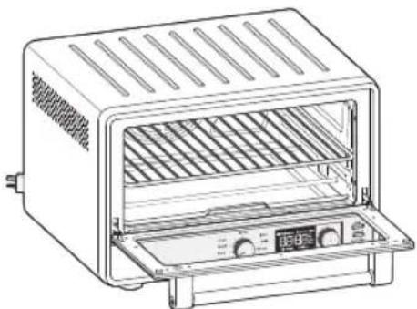 KITCHENAID KCO124 - POSICIÓN DE LA PARRILLA PARA EL AIR FRY (FREÍDO SIN ACEITE) - 2