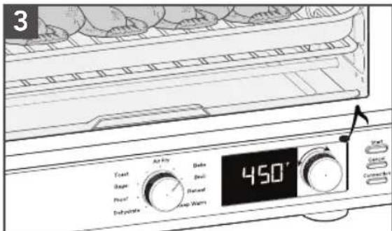 KITCHENAID KCO124 - USING THE BROIL FUNCTION - 3