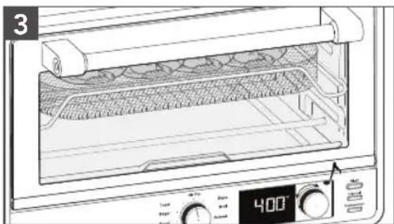 KITCHENAID KCO124 - UTILISER LA FONCTION AIR FRY (FRITURE À AIR) - 3
