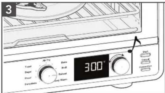 KITCHENAID KCO124 - UTILISER LA FONCTION REHEAT (RÉCHAUFFER) - 3
