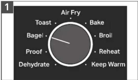 KITCHENAID KCO124 - UTILISER LA FONCTION BAGEL - 1
