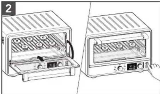 KITCHENAID KCO124 - USING THE BAGEL FUNCTION - 2