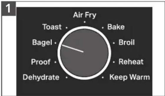 KITCHENAID KCO124 - USO DE LA FUNCIÓN BAGEL (ROSCA) - 1