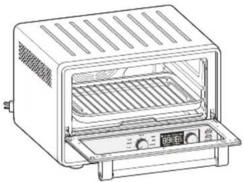 KITCHENAID KCO124 - POSICIÓN DE LA PARRILLA PARA EL AIR FRY (FREÍDO SIN ACEITE) - 3