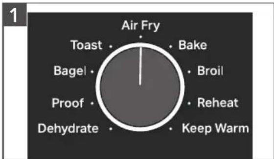 KITCHENAID KCO124 - USING THE AIR FRY FUNCTION - 1