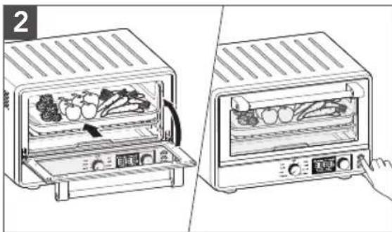 KITCHENAID KCO124 - UTILISER LA FONCTION DEHYDRATE (DÉSHYDRATER) - 2