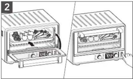 KITCHENAID KCO124 - USO DE LA FUNCIÓN DEHYDRATE (DESHIDRATAR) - 2