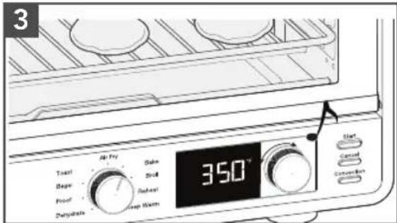 KITCHENAID KCO124 - USO DE LA FUNCIÓN BAKE (HORNEAR) - 3