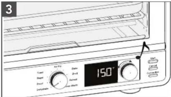 KITCHENAID KCO124 - USO DE LA FUNCIÓN DEHYDRATE (DESHIDRATAR) - 3