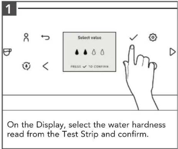 KITCHENAID KES8556 - SETTING THE WATER HARDNESS - 1