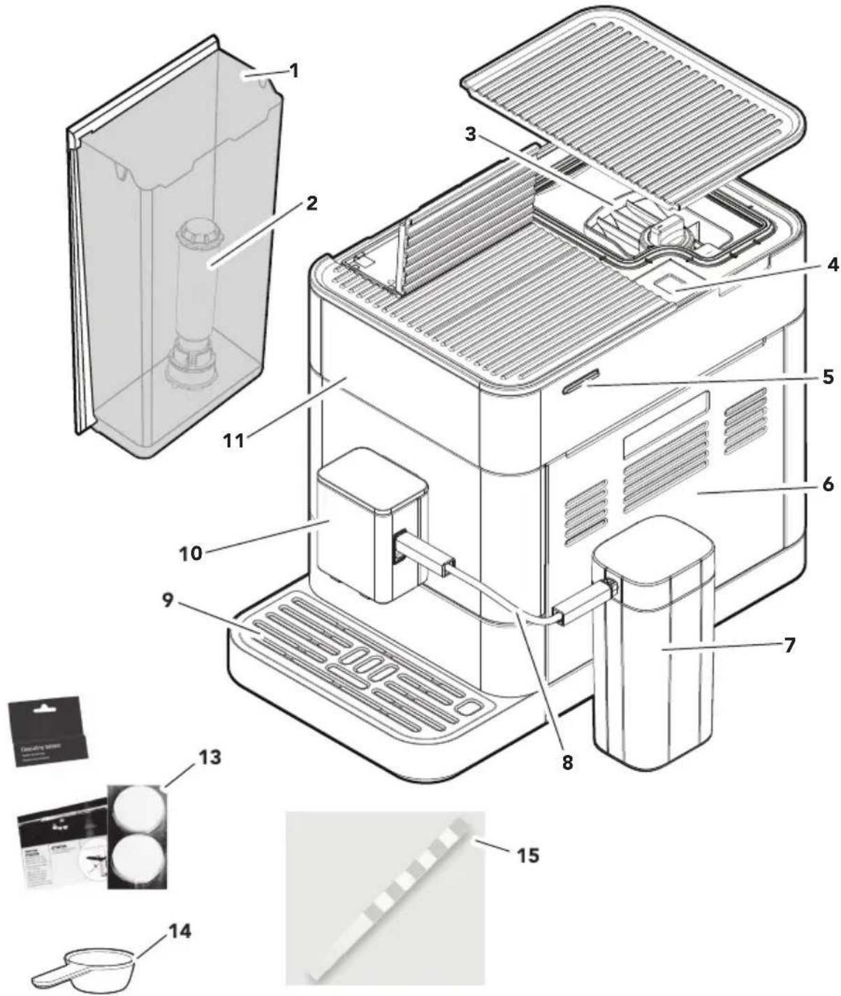 KITCHENAID KES8556 - PARTS AND FEATURES - 1