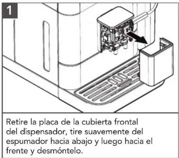 KITCHENAID KES8556 - DESARME Y LIMPIE EL ESPUMADOR - 1