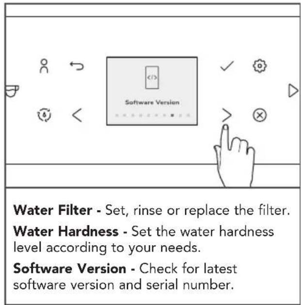 KITCHENAID KES8556 - SETTINGS MENU - 3