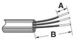 KITCHENAID KFEG504 - Instalación de cable directo: Cable de cobre o aluminio - 1