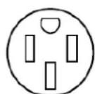KITCHENAID KFEG504 - En cas de raccordement à un circuit à 4 conducteurs - 1