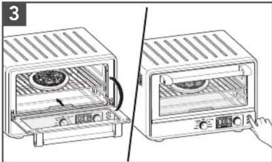 KITCHENAID KCO128 - USO DE LA FUNCIÓN PIZZA (CONGELADA/FRESCA (CONGELADA/FRESCA)) - 3
