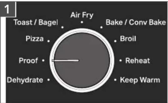 KITCHENAID KCO128 - USING THE PROOF FUNCTION - 1