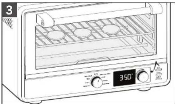 KITCHENAID KCO128 - USING THE BAKE FUNCTION - 3