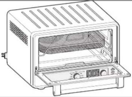 KITCHENAID KCO128 - COUNTERTOP OVEN RACK POSITION - 1
