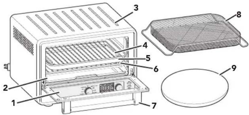 KITCHENAID KCO128 - PARTS AND FEATURES - 1