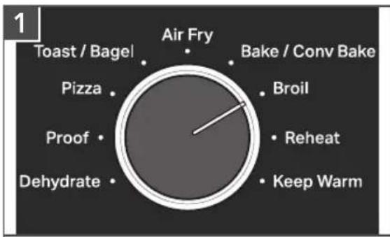 KITCHENAID KCO128 - USING THE BROIL FUNCTION - 1