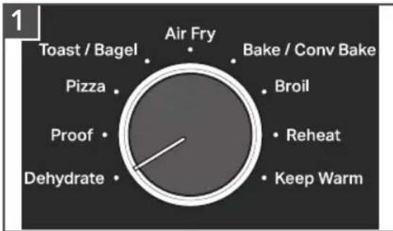 KITCHENAID KCO128 - USING THE DEHYDRATE FUNCTION - 1