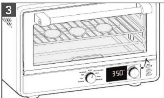 KITCHENAID KCO128 - UTILISER LA FONCTION BAKE (CUISSON AU FOUR) - 3