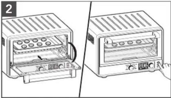 KITCHENAID KCO128 - UTILISER LA FONCTION KEEP WARM (MAINTIEN AU CHAUD) - 1