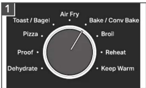 KITCHENAID KCO128 - USING THE BAKE FUNCTION - 1