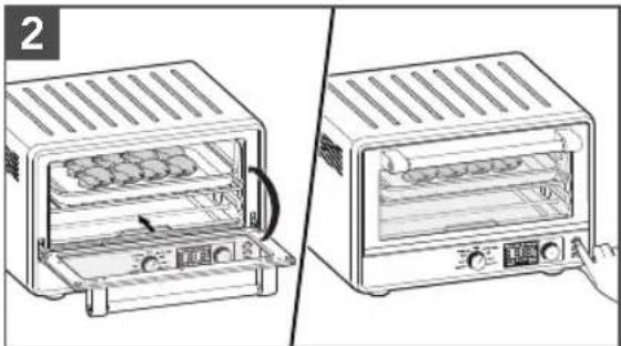 KITCHENAID KCO128 - UTILISER LA FONCTION BROIL (CUISSON AU GRIL) - 2